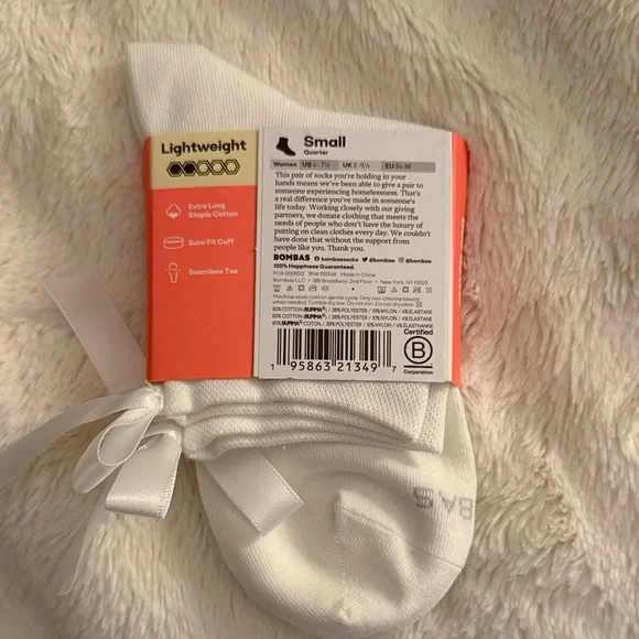 Bombas Lightweight Bow Socks - Picture 2 of 2